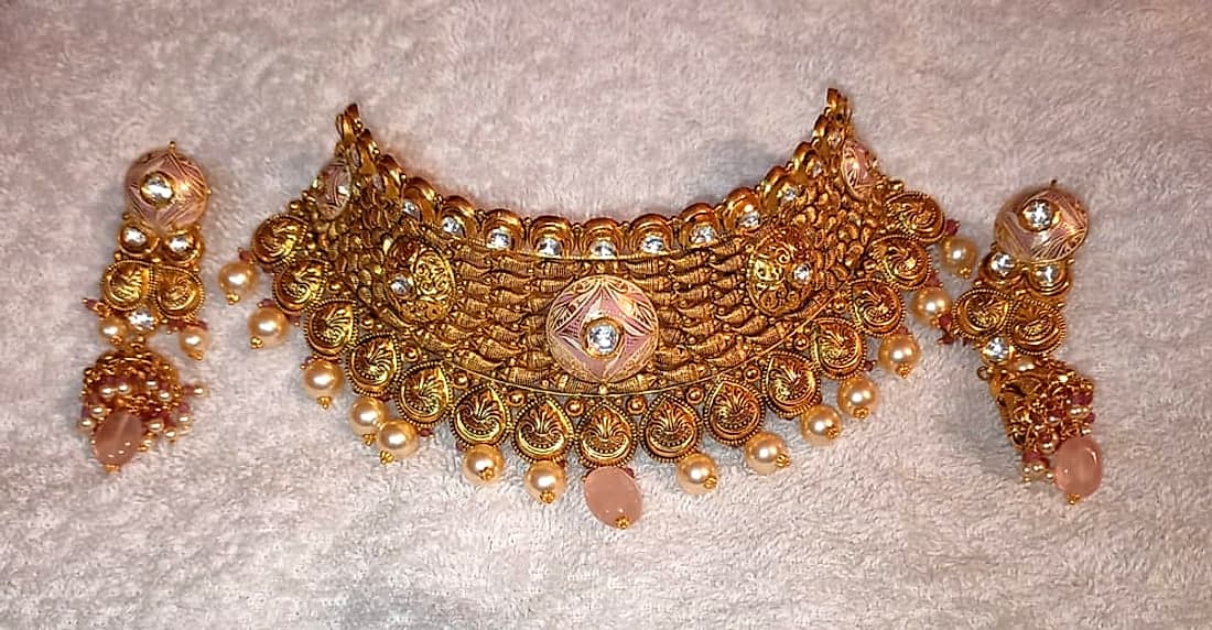 Maharani Antique Kundan Necklace