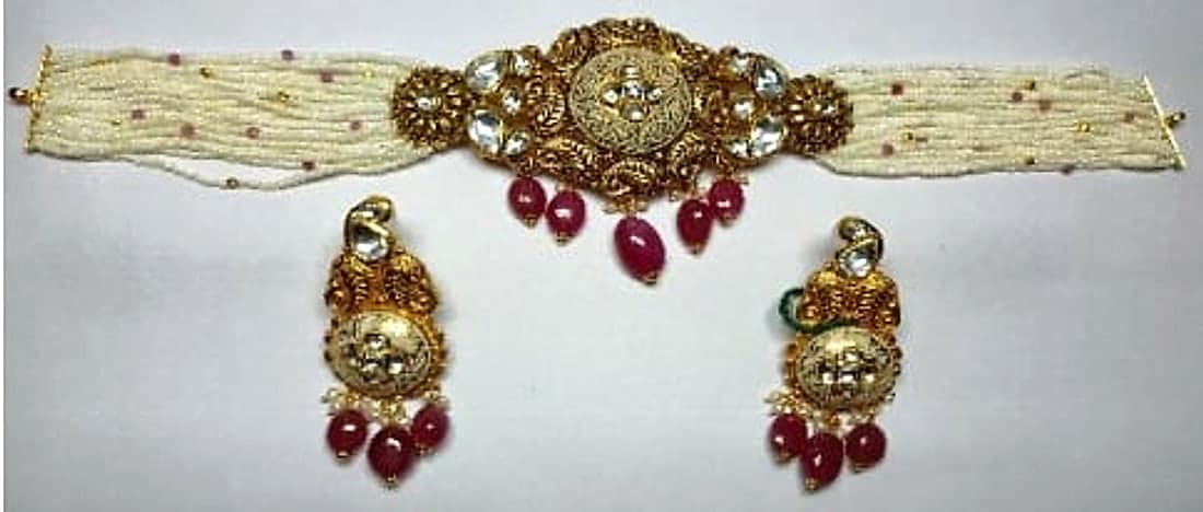 Naina Ruby Kundan Set