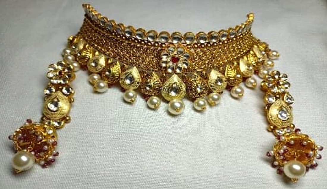 Heeramani Antique Gold Choker
